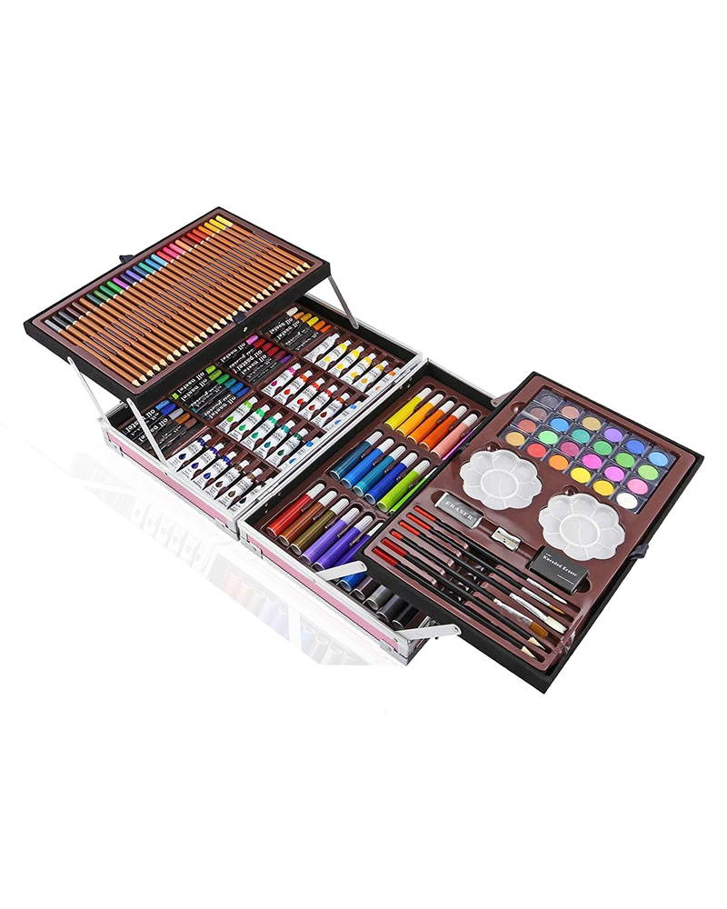 Art Supplies Portable Aluminum Case Art Kit 145pcs Art Drawing Set For  Adults Kids Artist Beginners $9.43 - Wholesale China 145pcs Deluxe Art Drawing  Set at factory prices from Hangzhou caishun Stationery